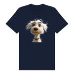 T-shirt Dog graphic 0057 - Navy