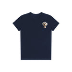 T-shirt Dog graphic 0057 - Navy