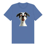 T-shirt Dog graphic 0058 - Columbia Blue