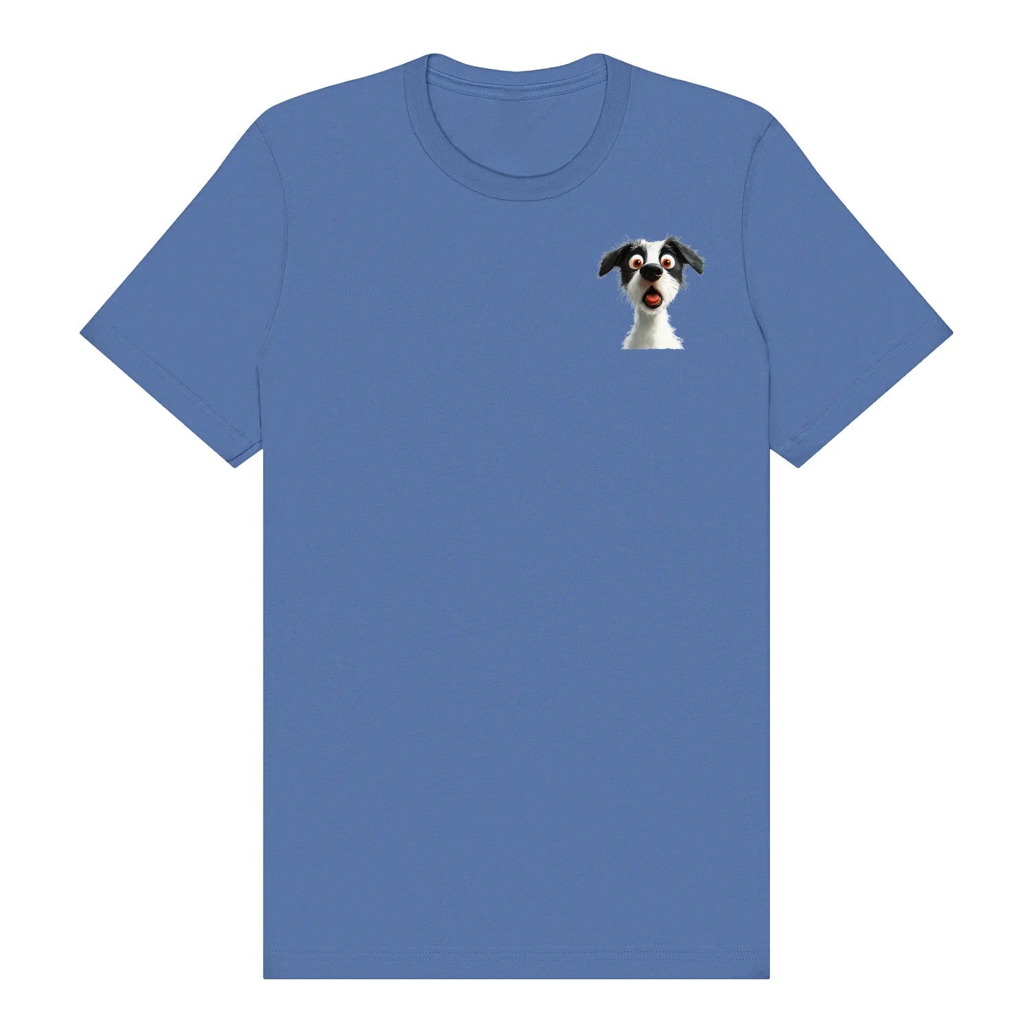 T-shirt Dog graphic 0058 - Columbia Blue