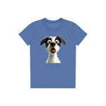 T-shirt Dog graphic 0058 - Columbia Blue