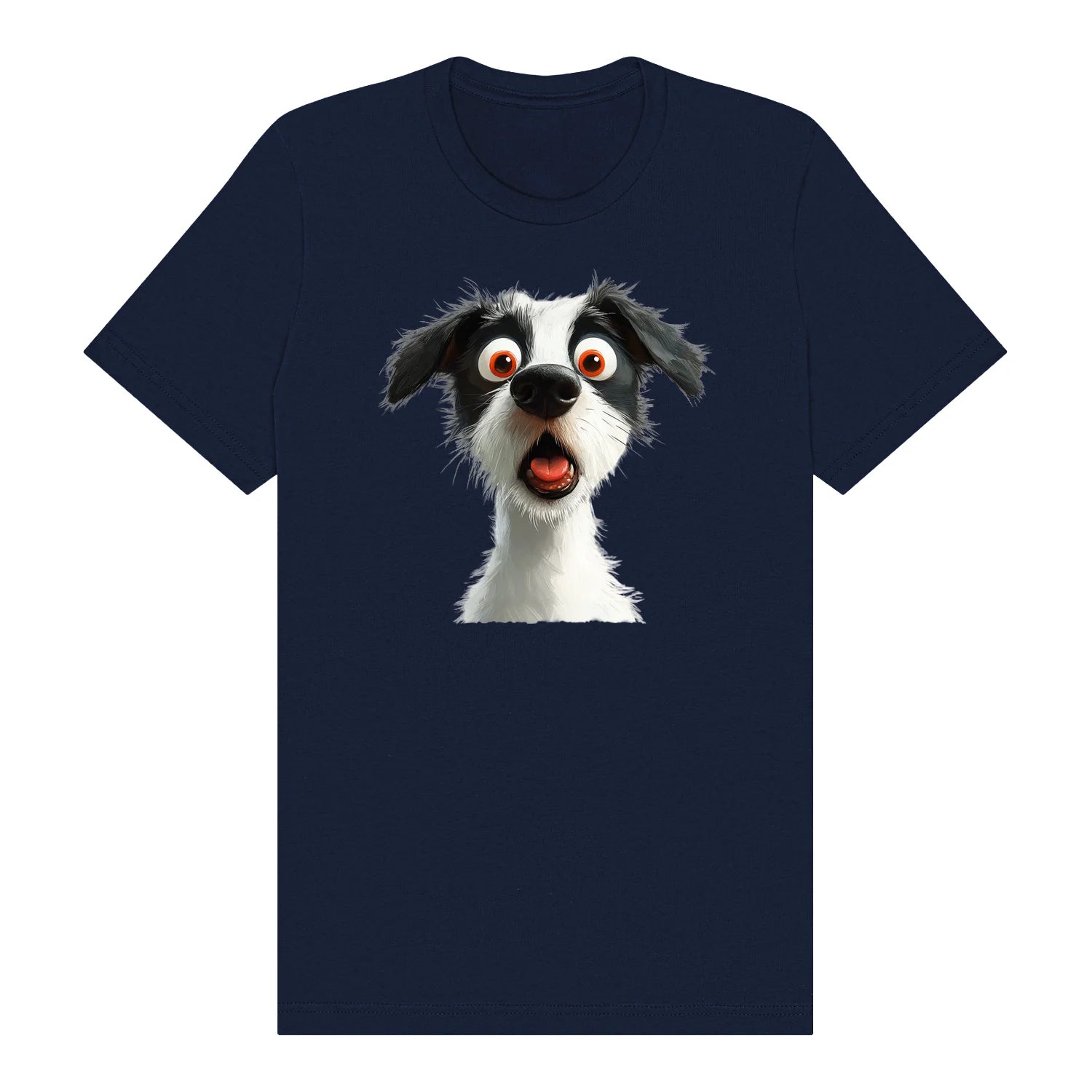 T-shirt Dog graphic 0058 - Navy
