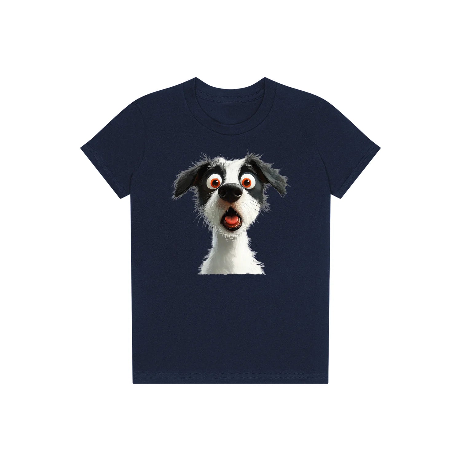 T-shirt Dog graphic 0058 - Navy