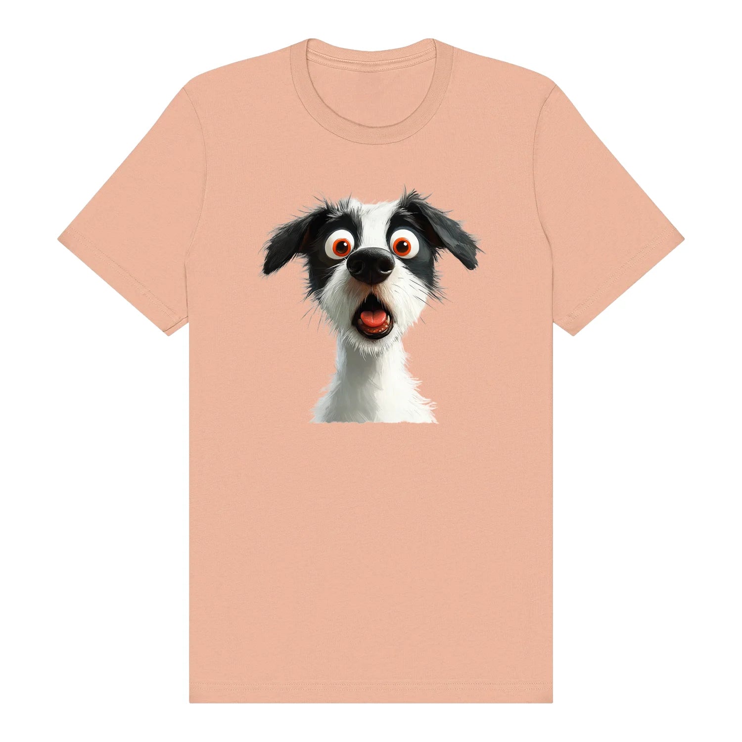 T-shirt Dog graphic 0058 - Peach