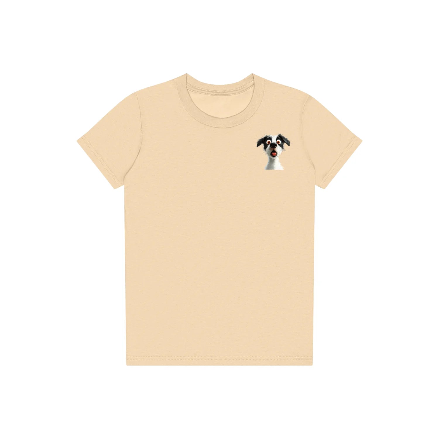 T-shirt Dog graphic 0058 - Soft Cream