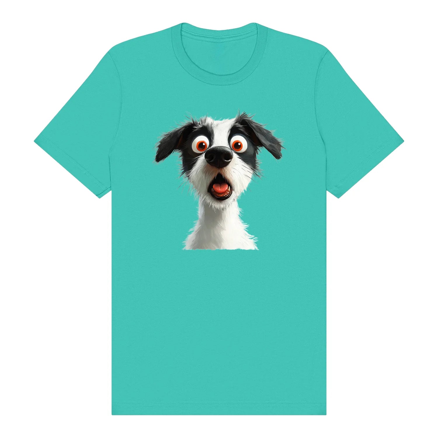 T-shirt Dog graphic 0058 - Teal