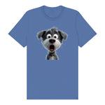 T-shirt Dog graphic 0059 - Columbia Blue