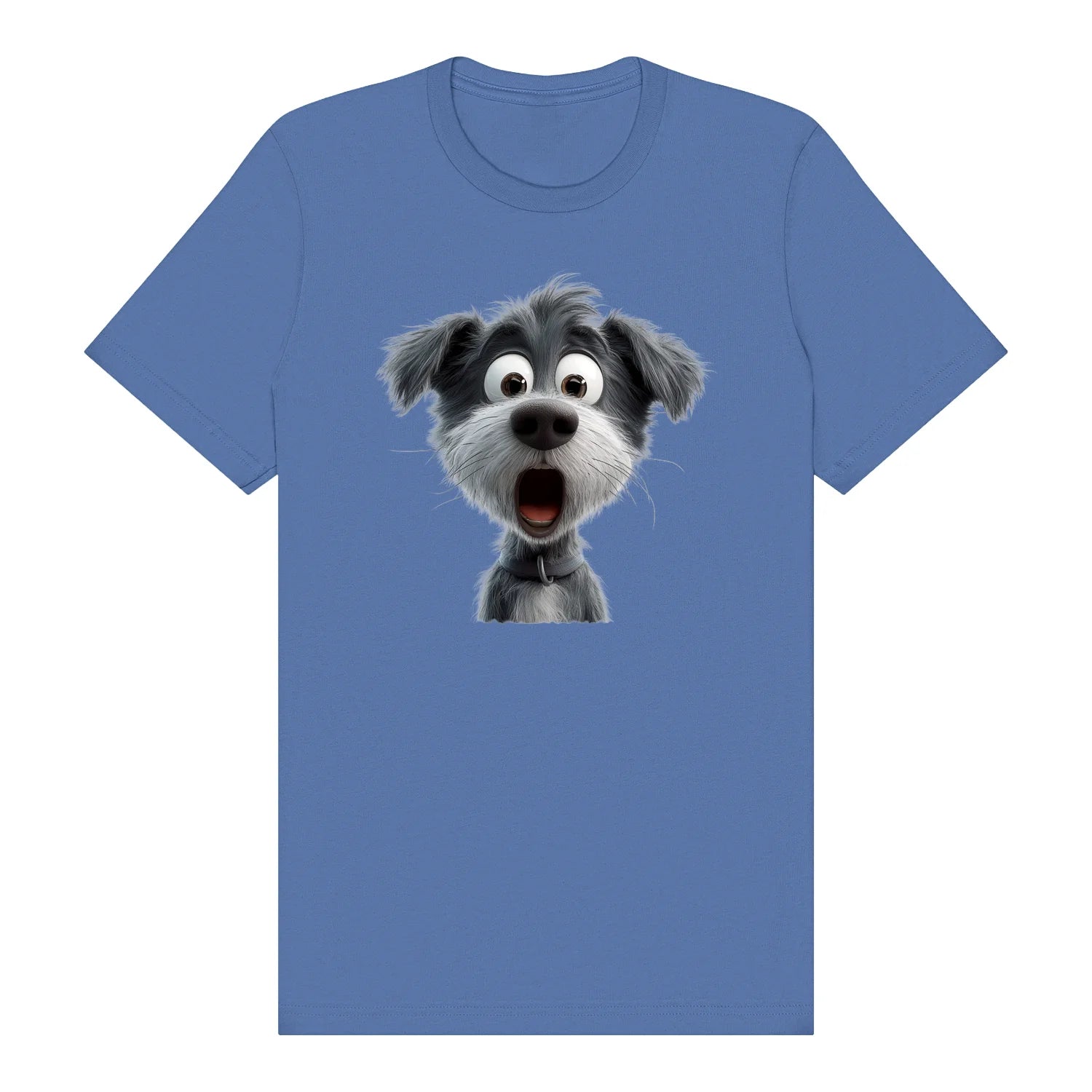 T-shirt Dog graphic 0059 - Columbia Blue