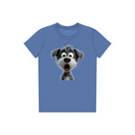 T-shirt Dog graphic 0059 - Columbia Blue