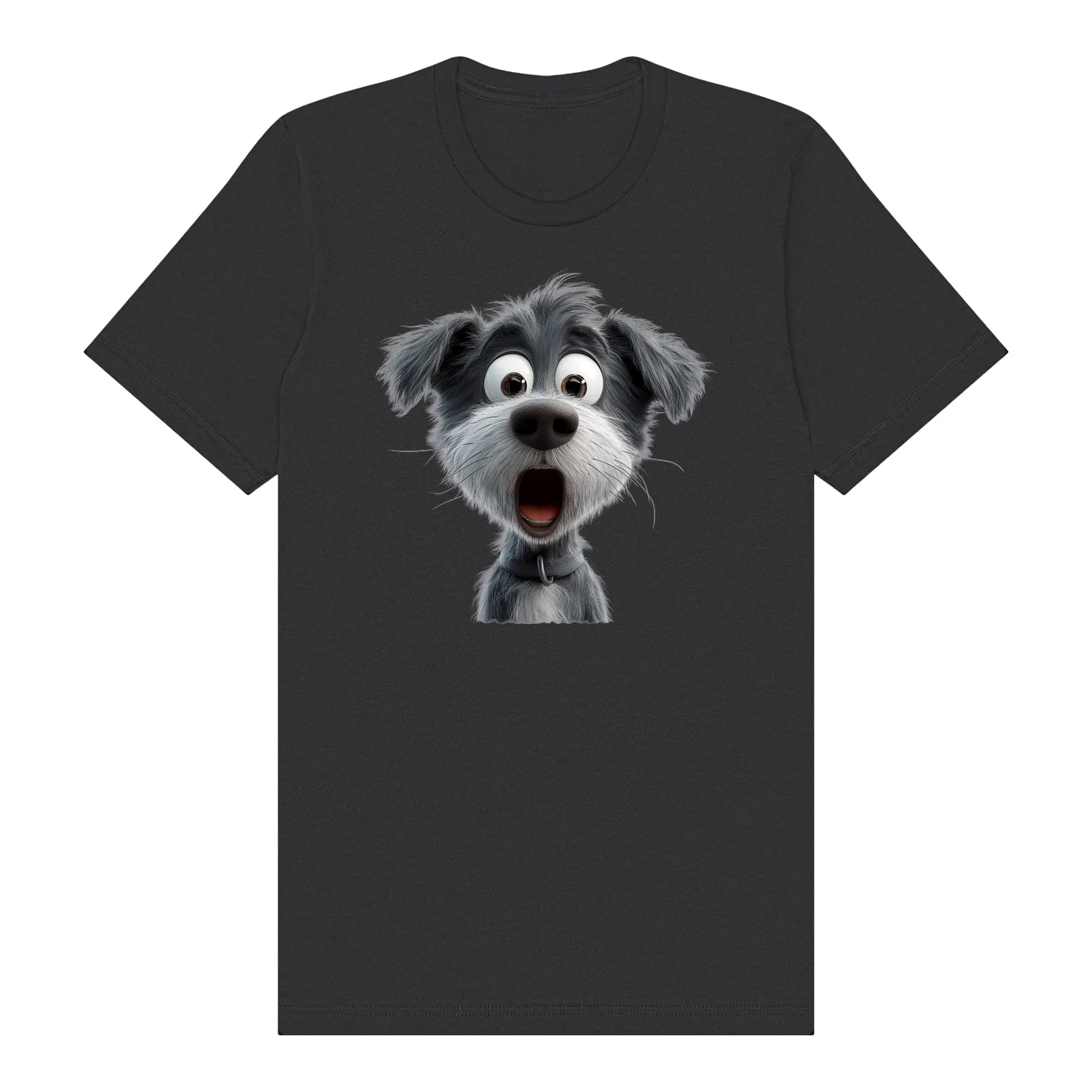 T-shirt Dog graphic 0059 - Dark Grey