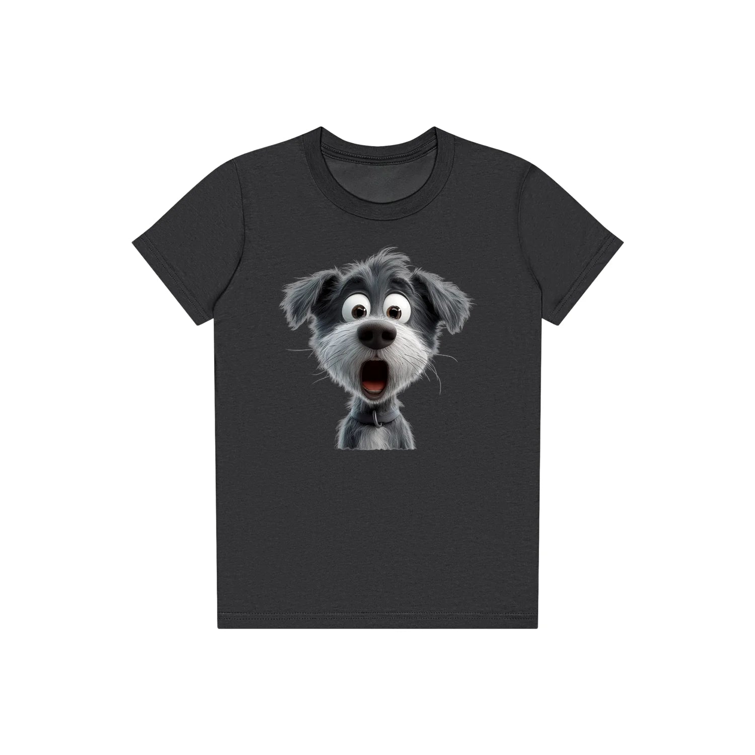 T-shirt Dog graphic 0059 - Dark Grey