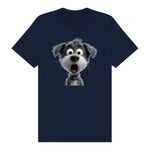 T-shirt Dog graphic 0059 - Navy