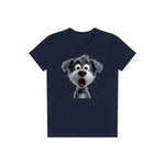 T-shirt Dog graphic 0059 - Navy