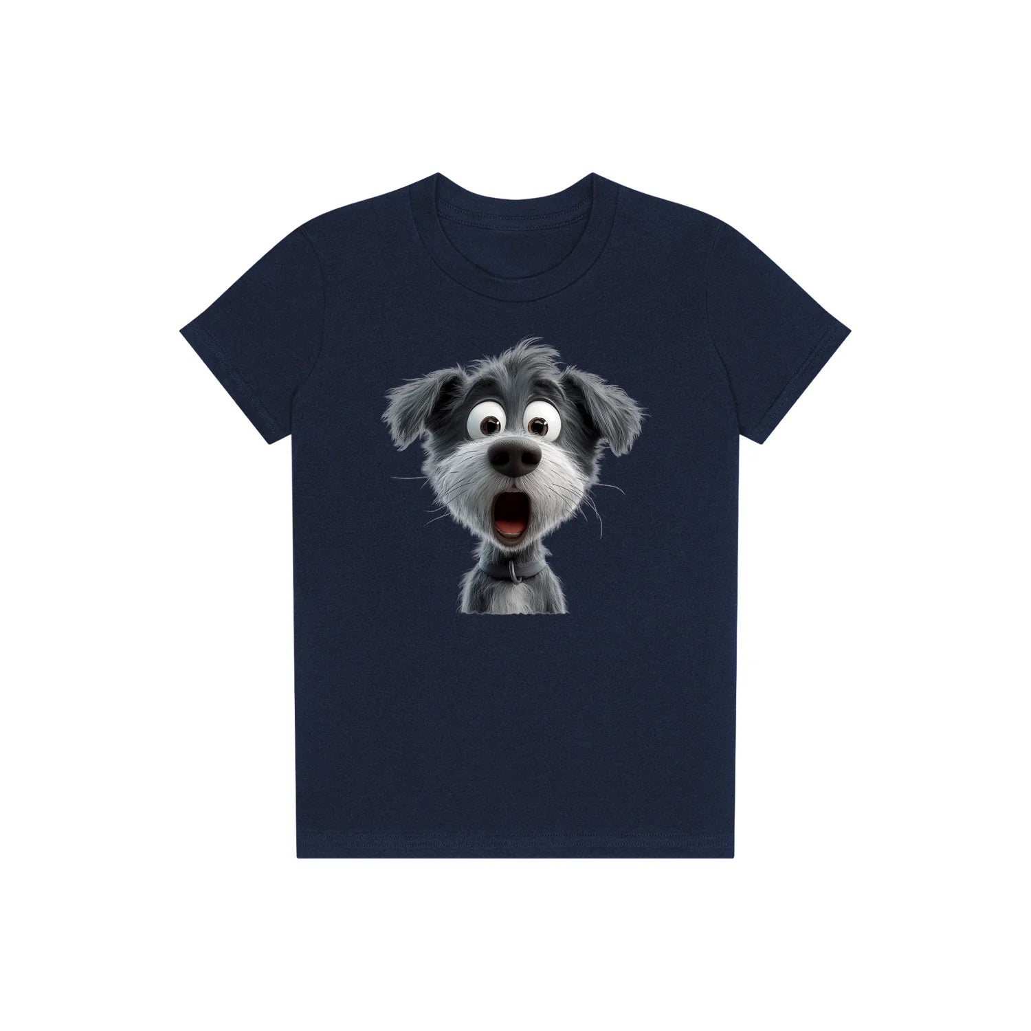 T-shirt Dog graphic 0059 - Navy