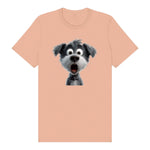 T-shirt Dog graphic 0059 - Peach
