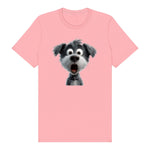T-shirt Dog graphic 0059 - Pink