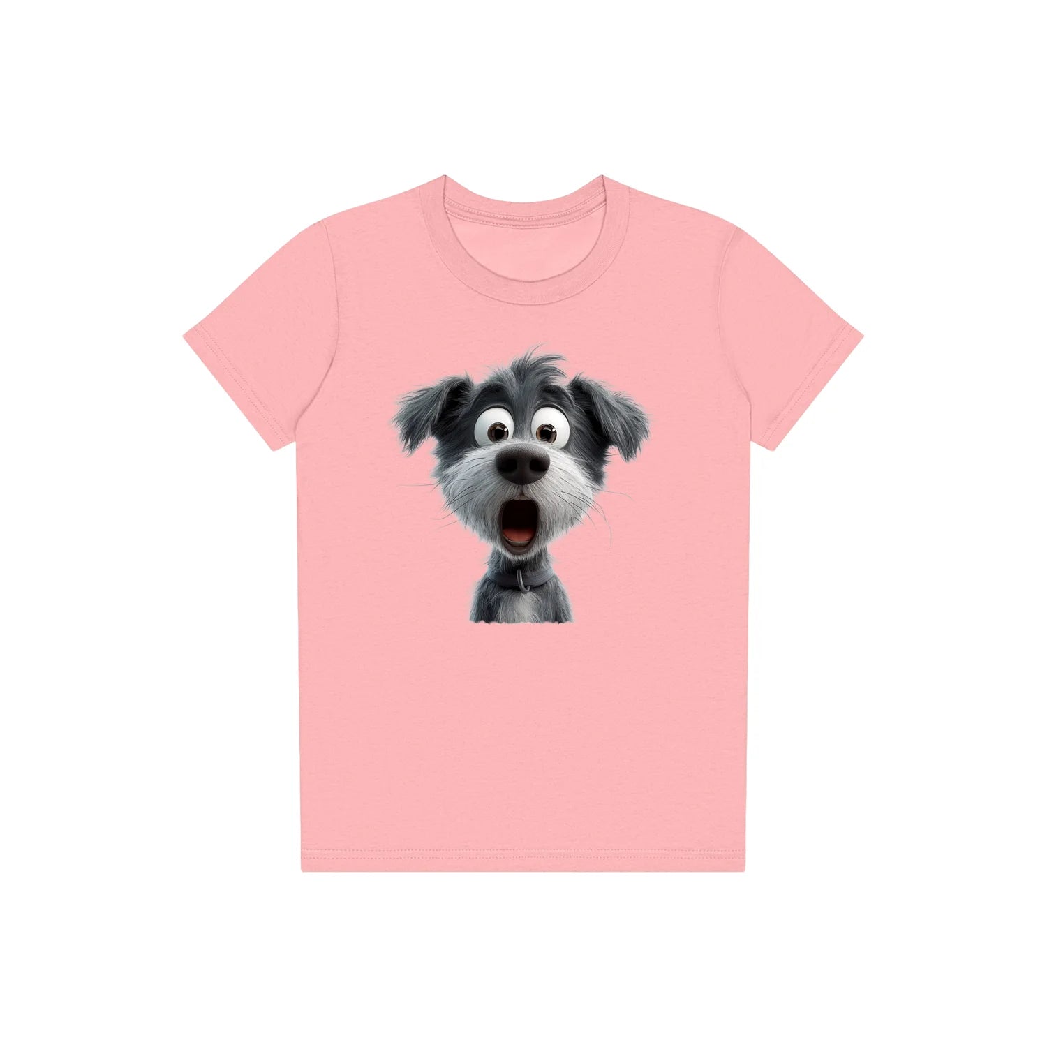 T-shirt Dog graphic 0059 - Pink