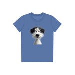 T-shirt Dog graphic 0060 - Columbia Blue