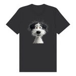 T-shirt Dog graphic 0060 - Dark Grey