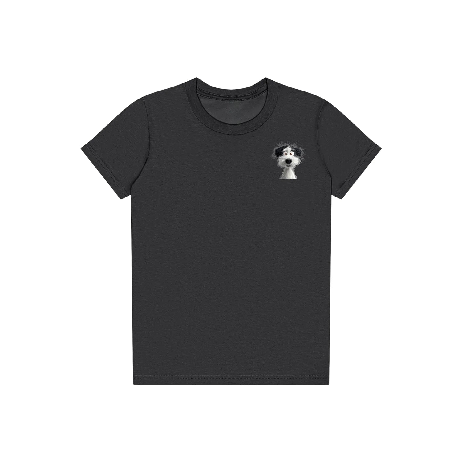 T-shirt Dog graphic 0060 - Dark Grey