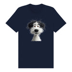 T-shirt Dog graphic 0060 - Navy