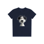 T-shirt Dog graphic 0060 - Navy