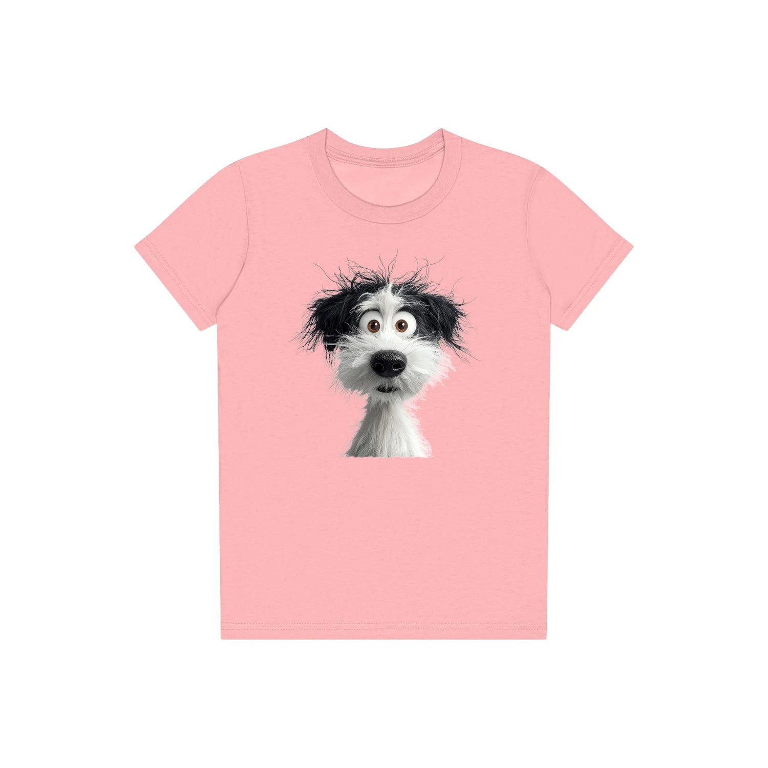 T-shirt Dog graphic 0060 - Pink