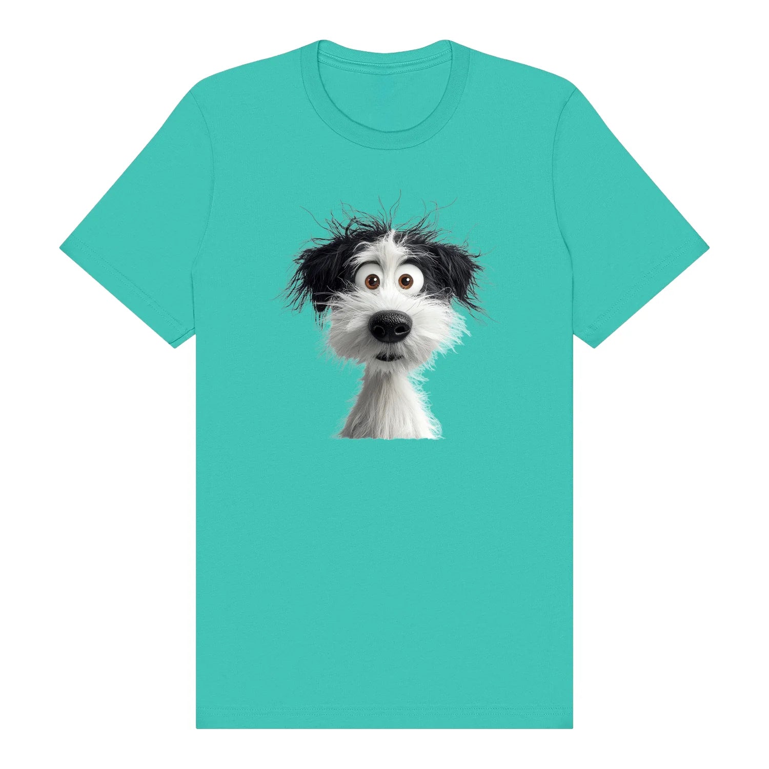 T-shirt Dog graphic 0060 - Teal