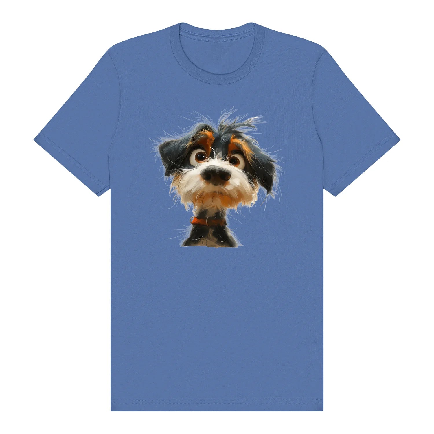 T-shirt Dog graphic 0061 - Columbia Blue