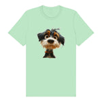 T-shirt Dog graphic 0061 - Mint
