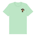 T-shirt Dog graphic 0061 - Mint
