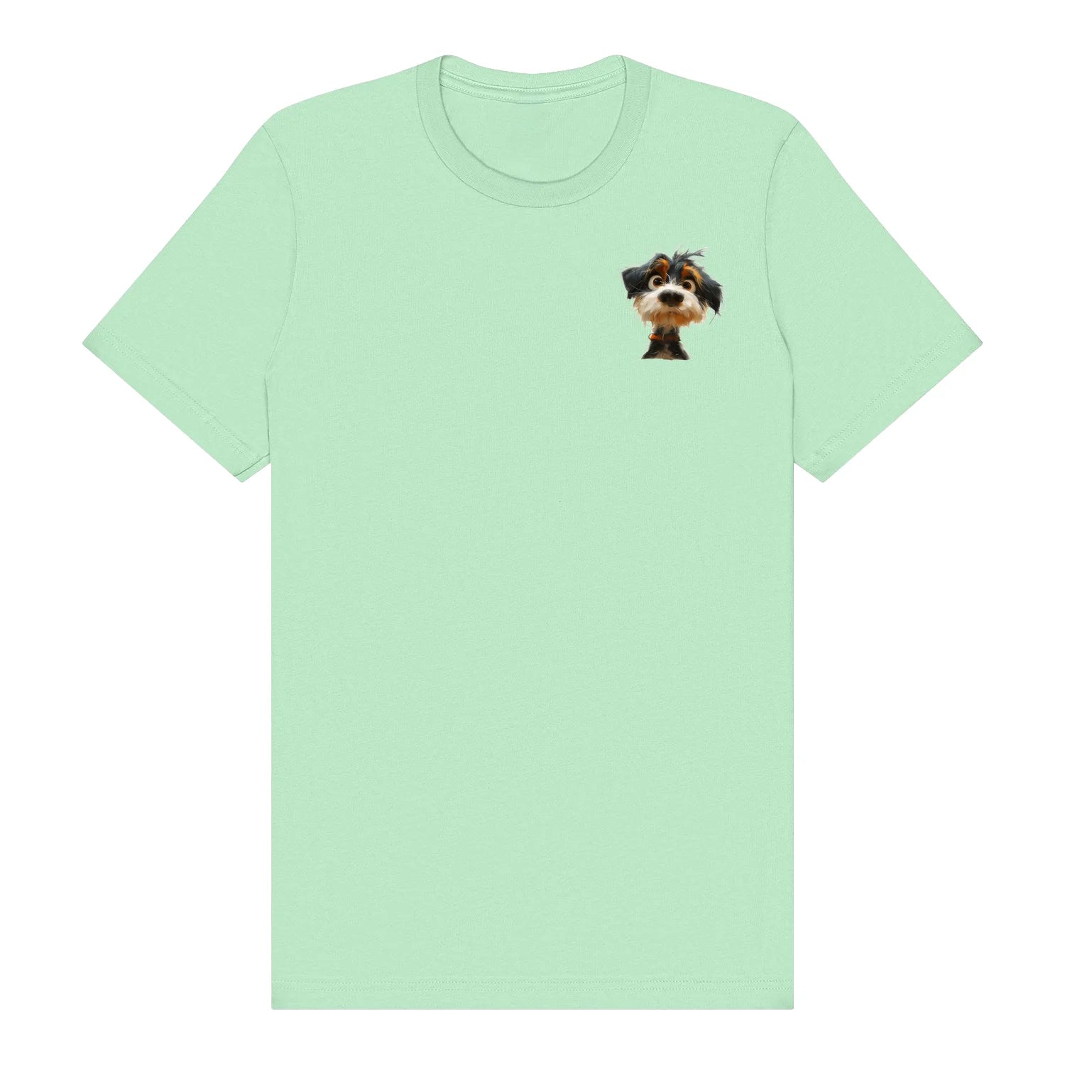 T-shirt Dog graphic 0061 - Mint