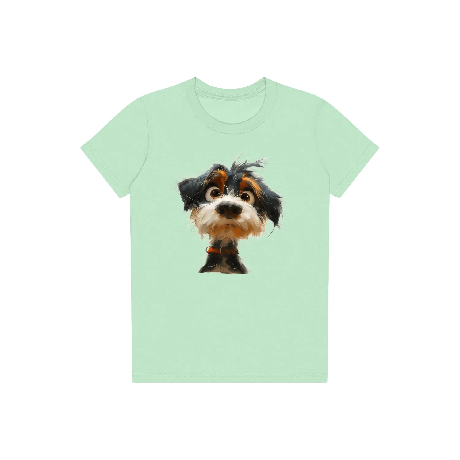 T-shirt Dog graphic 0061 - Mint