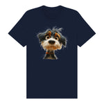 T-shirt Dog graphic 0061 - Navy