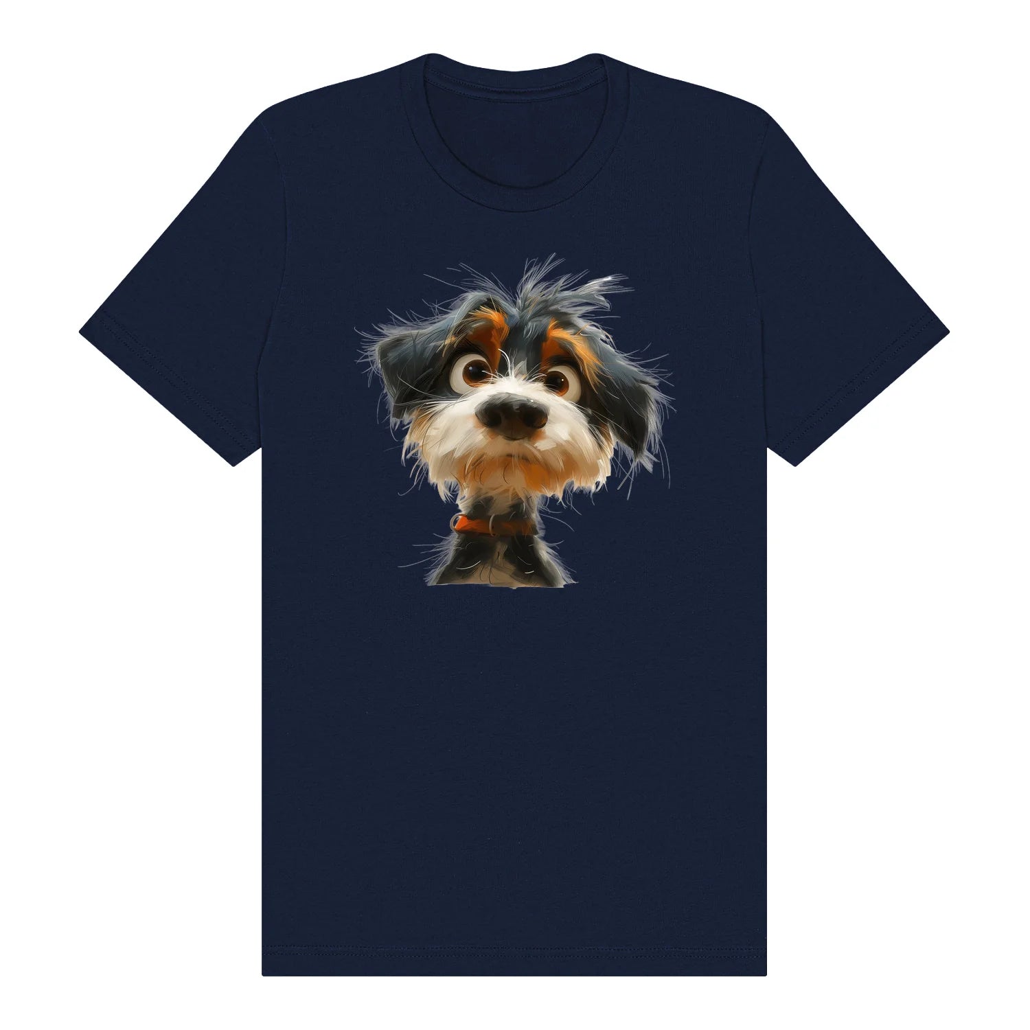 T-shirt Dog graphic 0061 - Navy