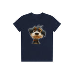 T-shirt Dog graphic 0061 - Navy
