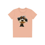 T-shirt Dog graphic 0061 - Peach