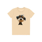 T-shirt Dog graphic 0061 - Soft Cream