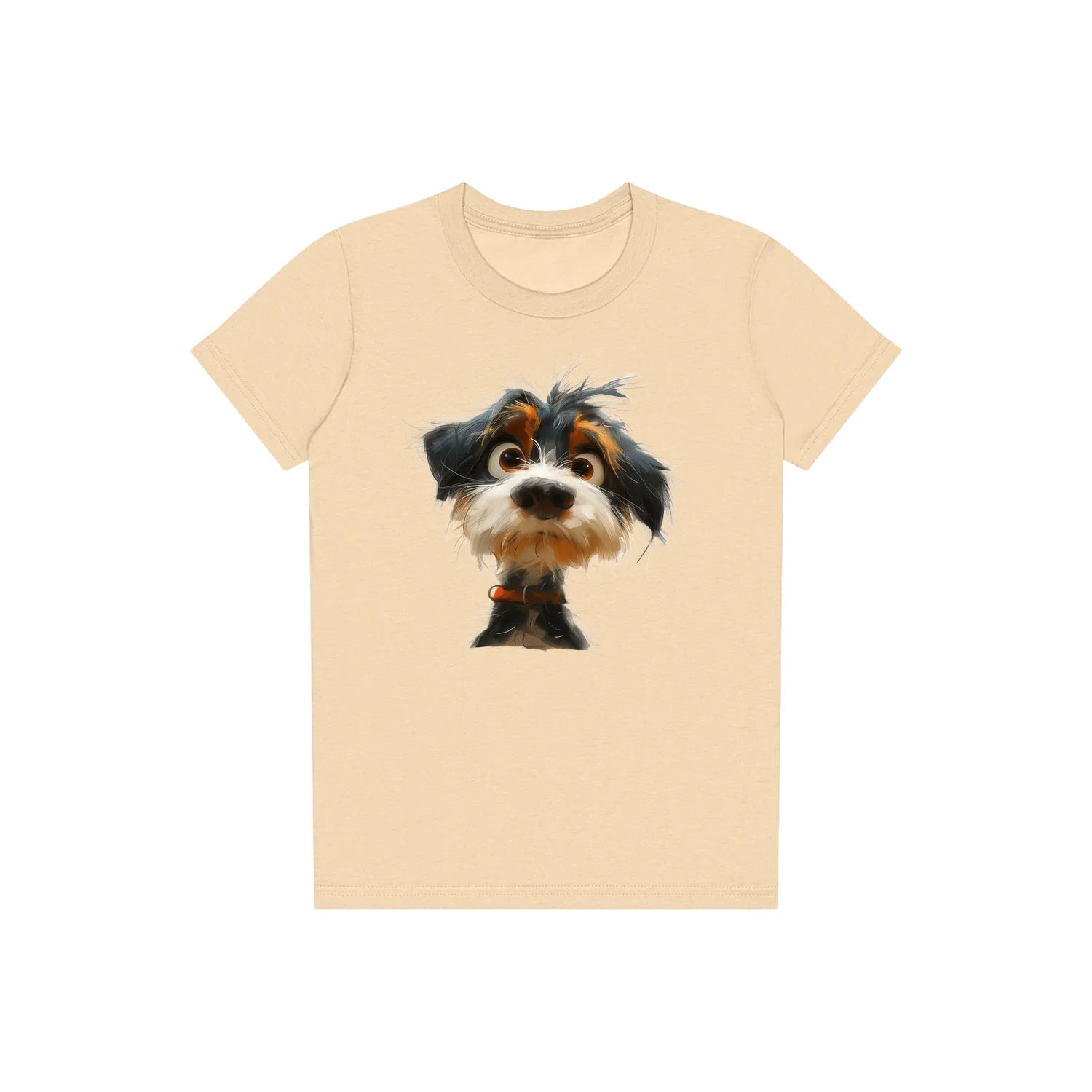 T-shirt Dog graphic 0061 - Soft Cream