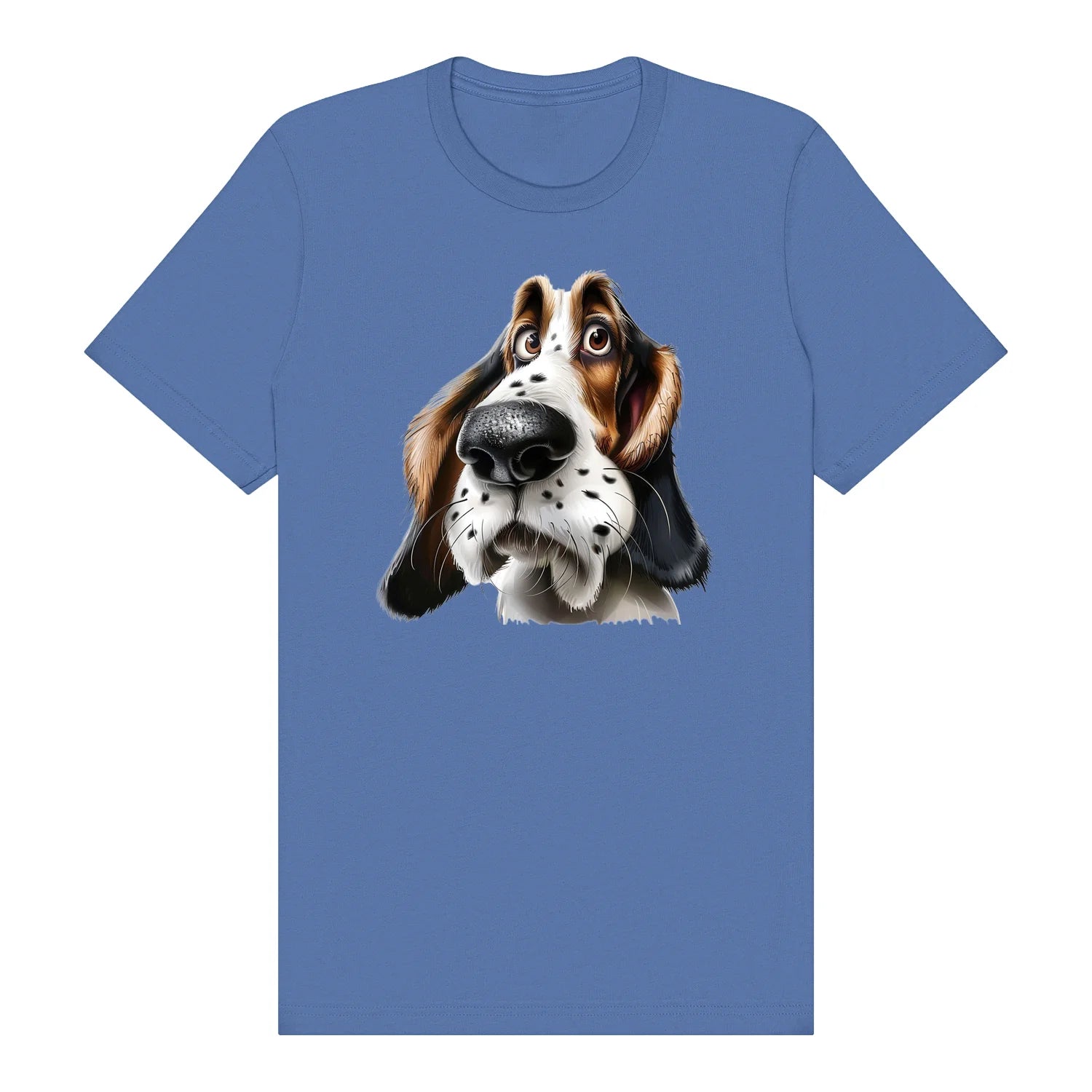 T-shirt Dog graphic 0062 - Columbia Blue