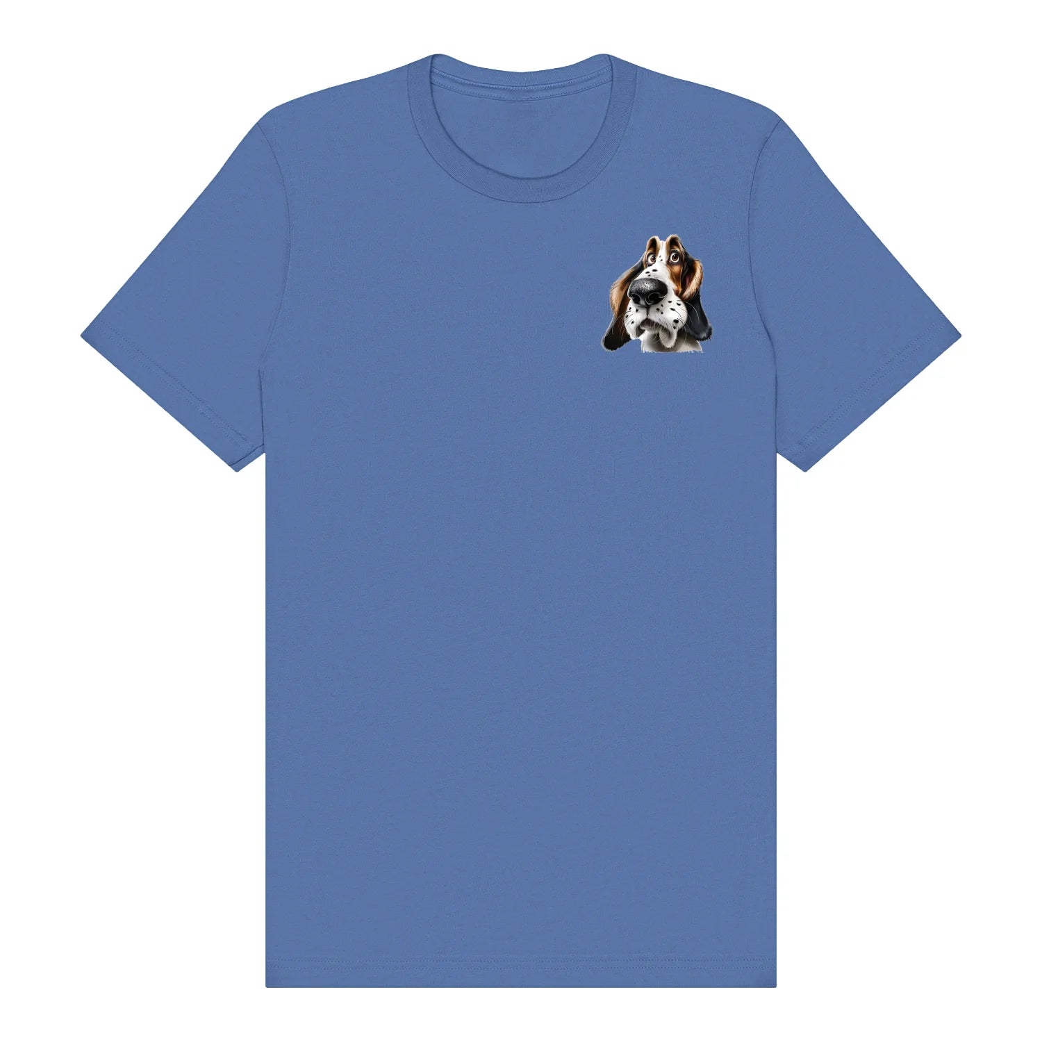 T-shirt Dog graphic 0062 - Columbia Blue