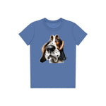 T-shirt Dog graphic 0062 - Columbia Blue