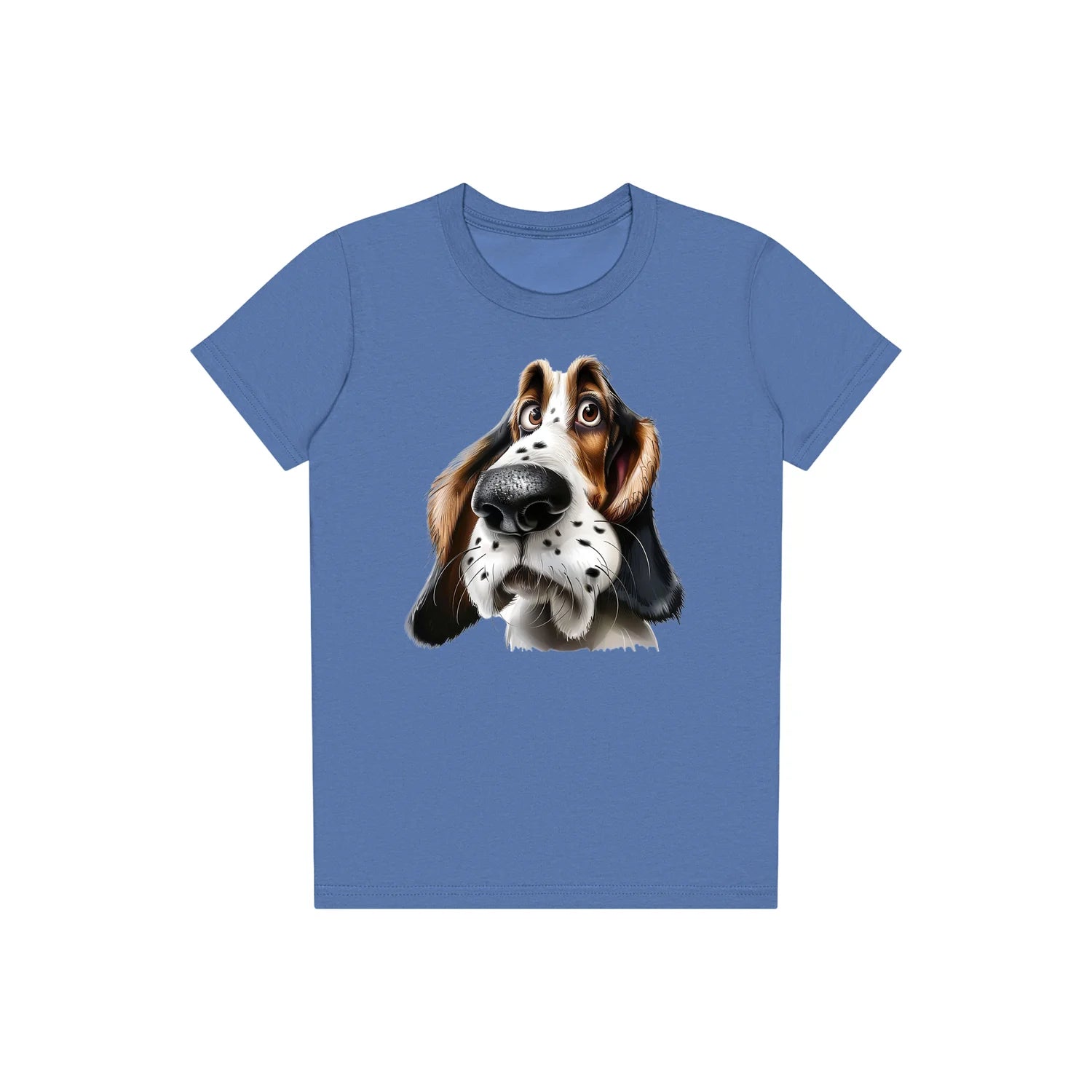 T-shirt Dog graphic 0062 - Columbia Blue
