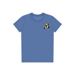 T-shirt Dog graphic 0062 - Columbia Blue