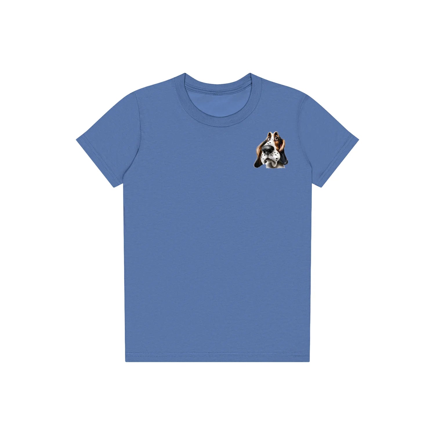 T-shirt Dog graphic 0062 - Columbia Blue