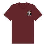 T-shirt Dog graphic 0062 - Maroon