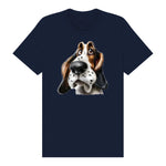T-shirt Dog graphic 0062 - Navy