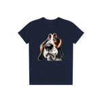 T-shirt Dog graphic 0062 - Navy