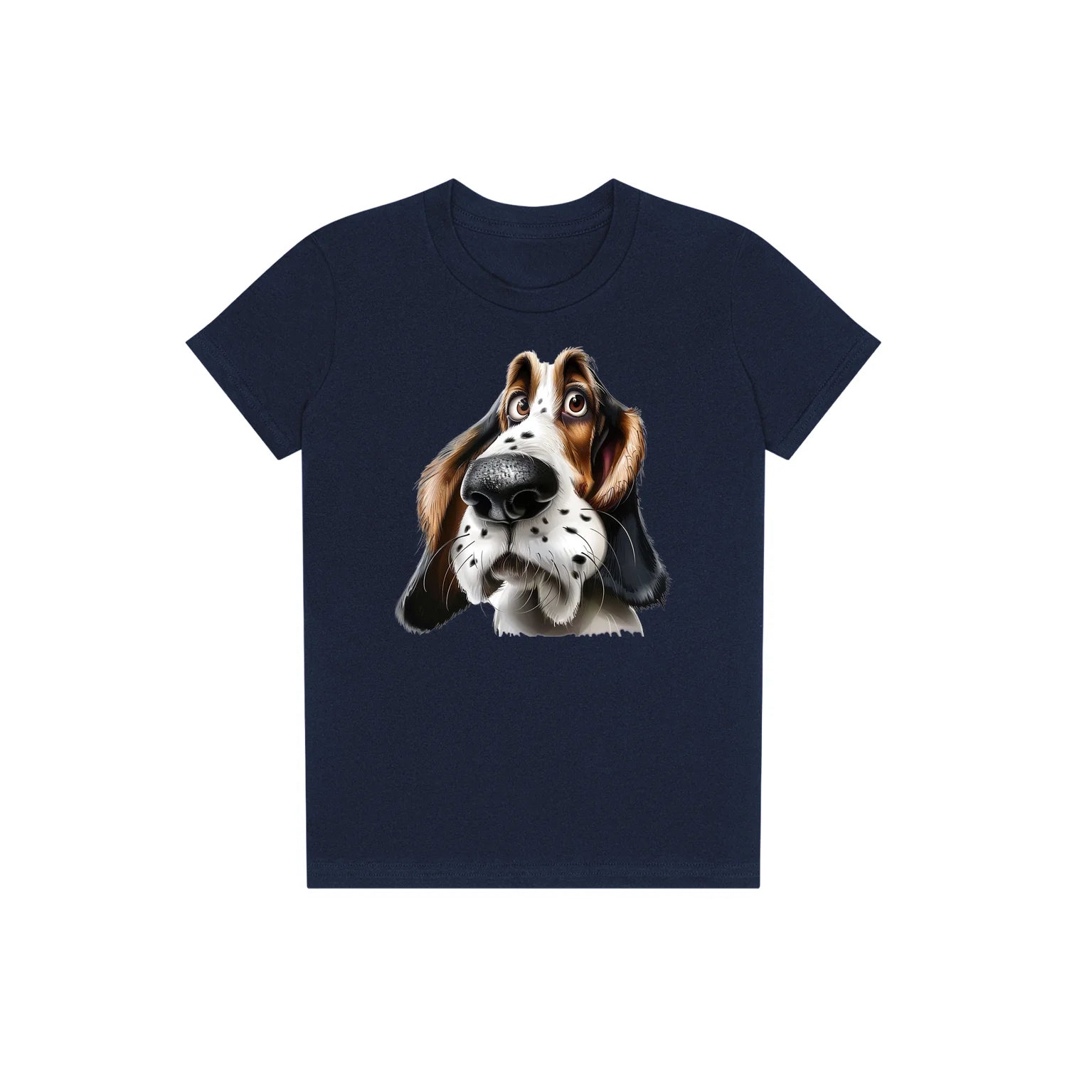 T-shirt Dog graphic 0062 - Navy