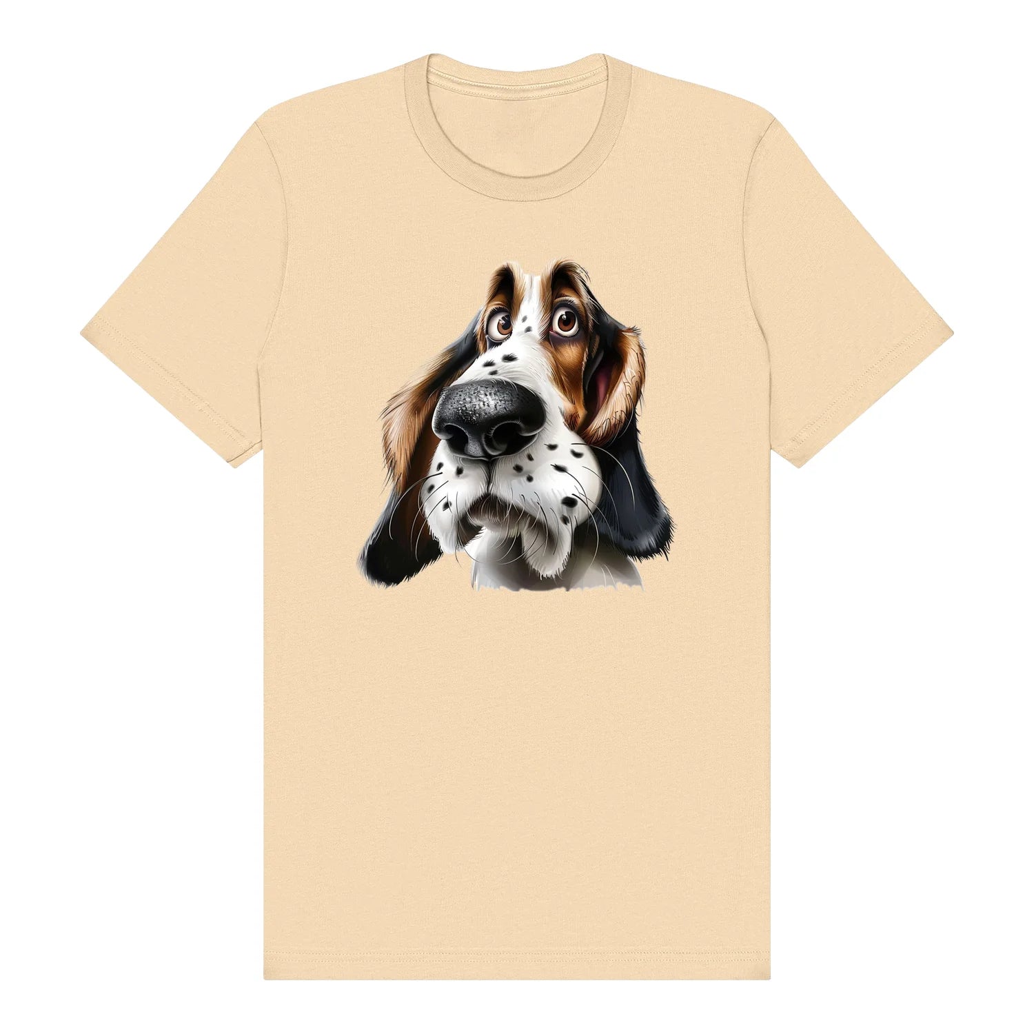 T-shirt Dog graphic 0062 - Soft Cream